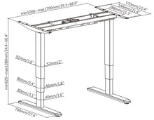 Load image into Gallery viewer, Dual Motor Height Adjustable Desk
