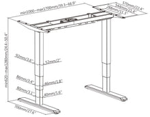 Load image into Gallery viewer, Dual Motor Height Adjustable Desk